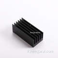 CNC Black Custom Aluminium Extrusion Profil thermor